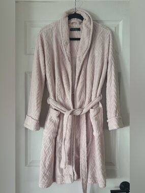 Ralph Lauren Plush Robe in Light Pink